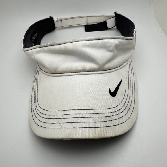 Nike Other - Nike Dri Fit Golf Visor White Adjustable Size GR52